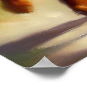 アイリッシュセッター犬 ポスター (角)