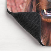 アイリッシュセッター犬 マウスパッド (コーナー)