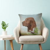 アイリッシュセッター狩り装飾用クッション クッション (椅子)