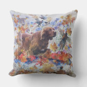 アイリッシュセッター狩り クッション (正面)