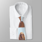 アイリッシュセッター絵画ズ – かわいいオリジナルドッグアート ネクタイ (タイ)