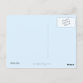 アイリッシュセッター絵画ズ – かわいいオリジナルドッグアート ポストカード (裏面)