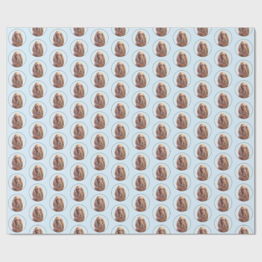アイリッシュセッター絵画ズ – かわいいオリジナルドッグアート ラッピングペーパー (フラット)