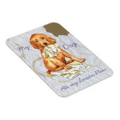 アイリッシュセッター食べのレッスンプラン マグネット (右側)