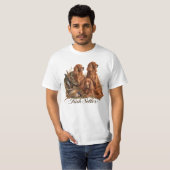 アイリッシュセッター ,アート Tシャツ (正面フル)