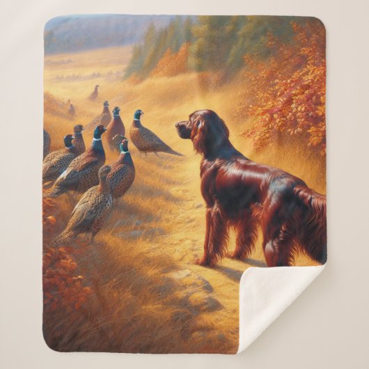 アイリッシュセッター シェルパブランケット (正面)