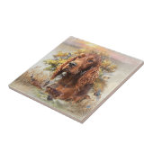 アイリッシュセッター タイル (側面)