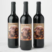 アイリッシュセッター ワインラベル (ボトル)