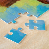 アイリッシュセッター-幸せな犬 ジグソーパズル (側面)