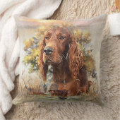 アイリッシュセッター – 究極の高地の鳥の犬 クッション (ブランケット)