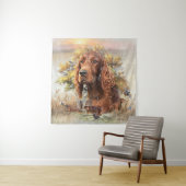 アイリッシュセッター – 究極の高地の鳥の犬 タペストリー (インサイチュ)