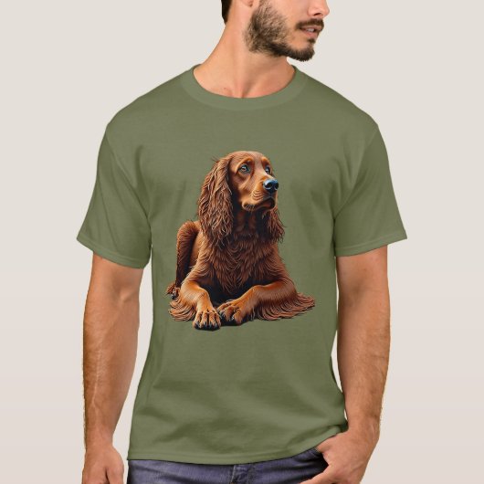 アイリッシュセッター Tシャツ (正面)