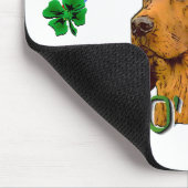 アイリッシュセッターSt patricks マウスパッド (コーナー)