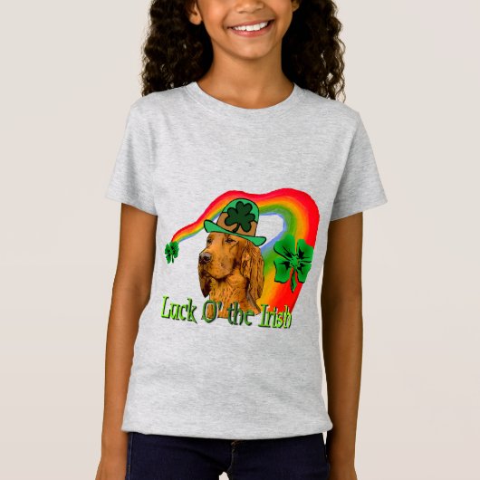 アイリッシュセッターSt patricks Tシャツ (正面)