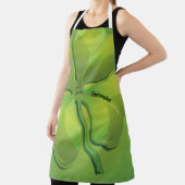 アイリッシュセントパトリックの日グリーンシャムロックがパーソナライズ エプロン (インサイチュ)