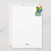 アイリッシュセントパトリックの日札の幸運 シーズンカード (裏面)