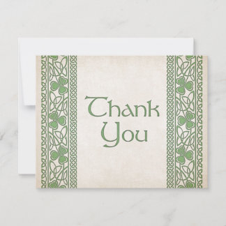 アイリッシュセントパトリック結婚ズ サンキューカード