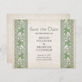 アイリッシュセントパトリック結婚ズ セーブザデート (正面/裏面)