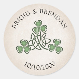 アイリッシュセントパトリック結婚ズ ラウンドシール