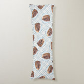 アイリッシュセ絵を描ッター赤かわいいオリジナルドッグアート ボディピロー (正面縦)