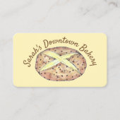 アイリッシュソーダブレッドローフベーカリーパティシシェフフード 名刺 (正面)