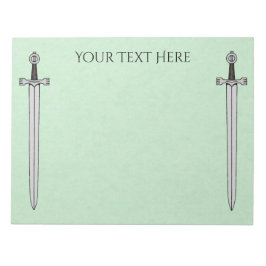 アイリッシュソード ノートパッド