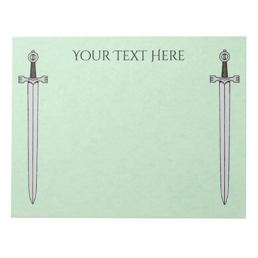 アイリッシュソード ノートパッド (正面)