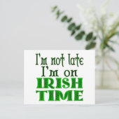 アイリッシュタイムおもしろいことわざ ポストカード (スタンド正面)