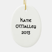 アイリッシュダンサーオーナメントコレクション セラミックオーナメント (裏面)