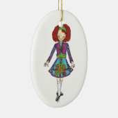 アイリッシュダンサーオーナメントコレクション: セラミックオーナメント (右)