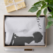 アイリッシュダンサーソフトシューズ白黒ダンス 薄葉紙 (ギフト)