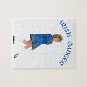 アイリッシュダンサーブロンドinブルー ジグソーパズル (横)