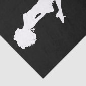 アイリッシュダンサー懸命シューズブラック&ホワイトダンス 薄葉紙 (詳細)