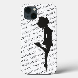 アイリッシュダンサー懸命シューズブラック&ホワイトダンス iPhone 13ケース