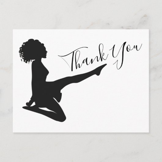 アイリッシュダンサー踊りソフトシューダンス ポストカード (正面)