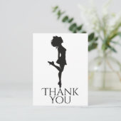 アイリッシュダンサー踊り懸命シューダンスサンキュー ポストカード (スタンド正面)