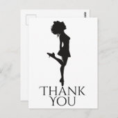 アイリッシュダンサー踊り懸命シューダンスサンキュー ポストカード (正面/裏面)