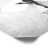 アイリッシュダンサー、クローバーとストリングライツダンス ポスター (角)