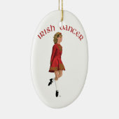 アイリッシュダンサー（赤） セラミックオーナメント (右)