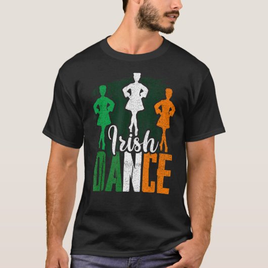アイリッシュダンスアイルランド踊り Tシャツ (正面)