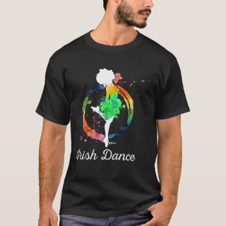 アイリッシュダンスカラーセントパトリックの女の子の日 Tシャツ