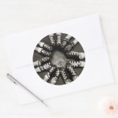 アイリッシュダンスギリエステッカー ラウンドシール (封筒)