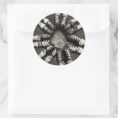 アイリッシュダンスギリエステッカー ラウンドシール (バッグ)