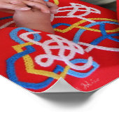 アイリッシュダンスドレスポスター ポスター (角)