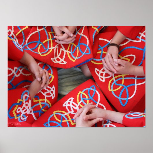 アイリッシュダンスドレスポスター ポスター (正面)