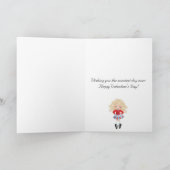 アイリッシュダンスバレンタインズデイラインストーンハート シーズンカード (内部)