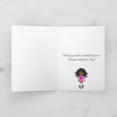 アイリッシュダンスバレンタインズデイラインストーンハート シーズンカード (内部)