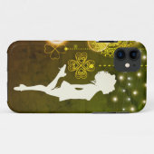 アイリッシュダンス懸命シューセルティッククローバーとライト Case-Mate iPhoneケース (裏面(横))