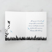 アイリッシュダンス誕生日 カード (内部)