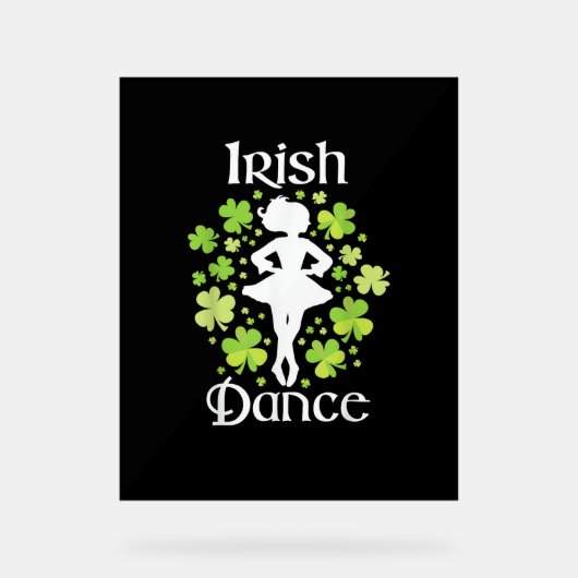 アイリッシュダンス – Irish Dancer Ceili Reel Dance T-Shir アクリルサイン (正面)